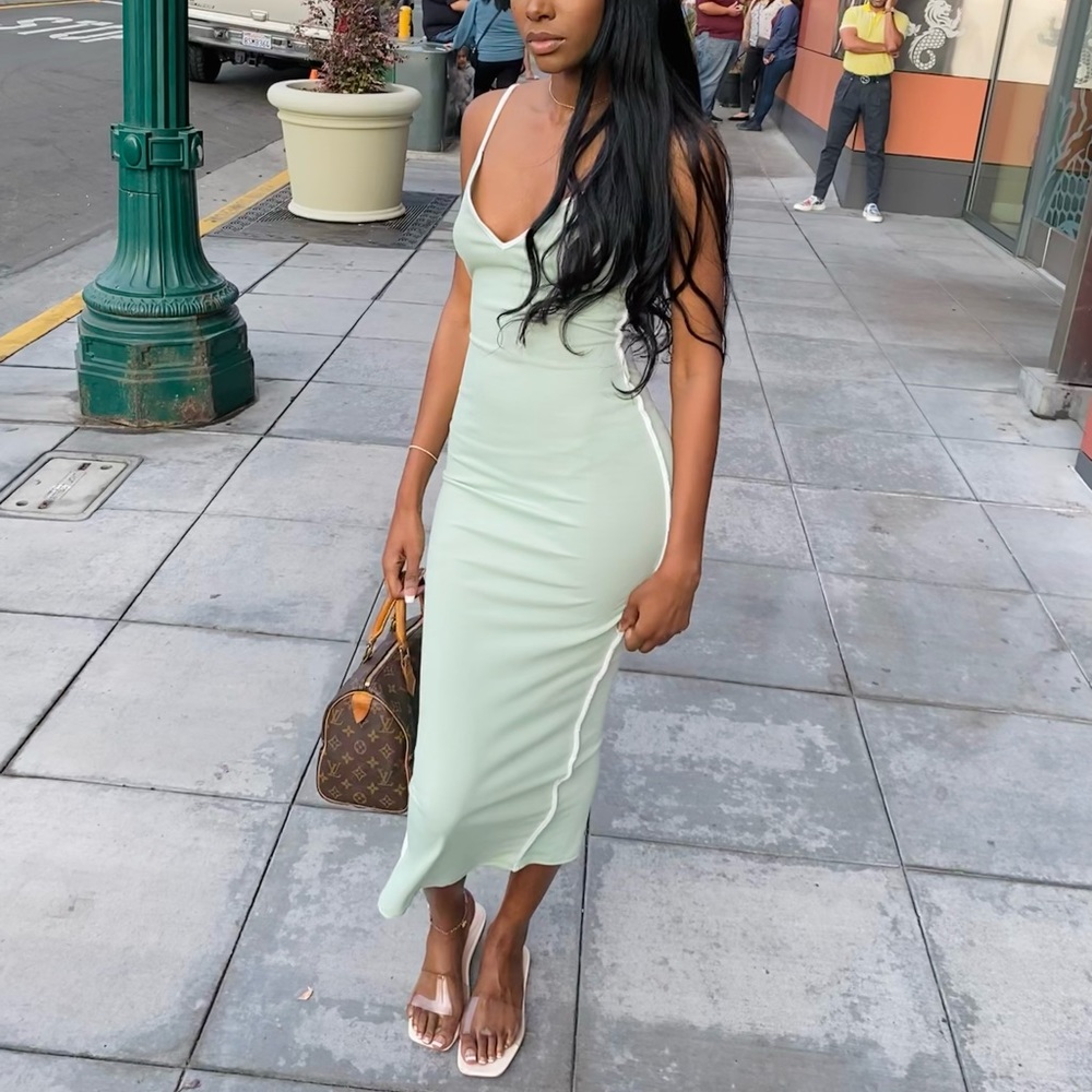 Spaghetti Strap Maxi Dress